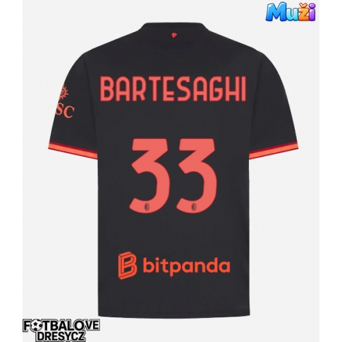 AC Milan Davide Bartesaghi #33 Alternativní Dres 2026-27 Krátký Rukáv AC Milan Davide Bartesaghi #33 Alternativní Dres 2026-27 Krátký Rukáv